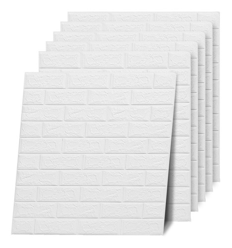 Imagen 1 de 10 de Pack Paneles Decorativos Autoadhesivos 3d Wall Panel X6 Uni