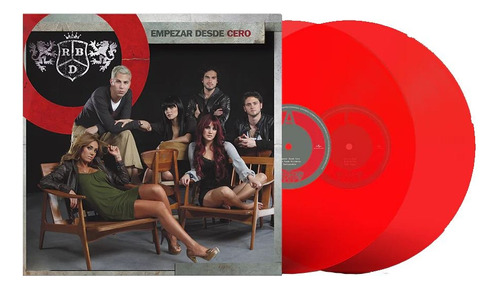 Rbd Rebelde - Empezar Desde Cero 2 Lp Rojo Vinyl Red