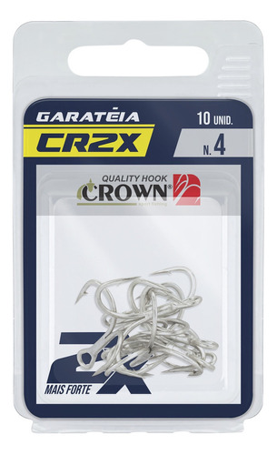 Garatéia Cr2x Niq. Nº4 C/ 10 Un - Crown