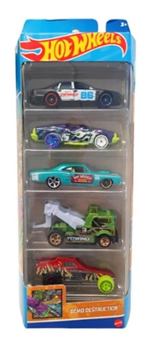 Hot Wheels Pack X5 Autos Mattel