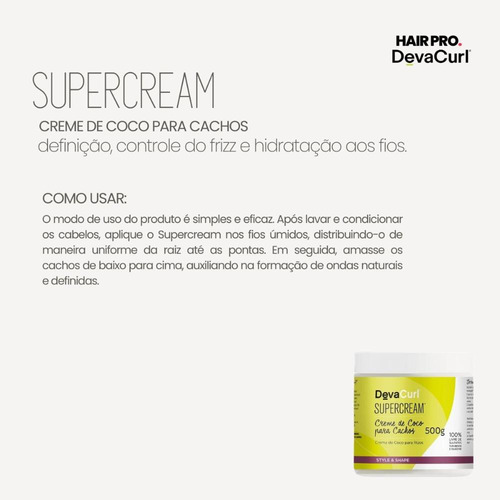 Kit Deva Curls Styling Cream E Super Cream + Escova