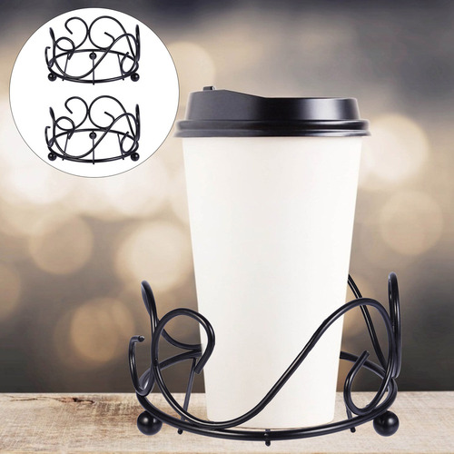 * Soporte De Metal For Posavasos Con Trípodes, 2 Unidades