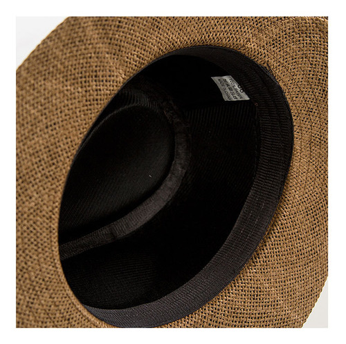 Sombrero Británico Casual Jazz Beach Straw