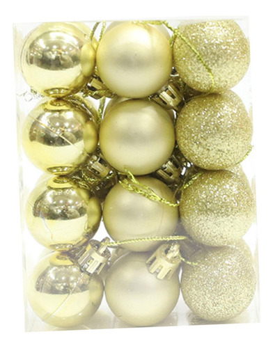 4 X 24x Adornos De Bolas Colgantes Para Árbol De Navidad,