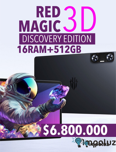 Tablet Zte Nubia Red Magic 3d Gamer 16gb Ram + 512 Gb