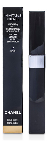 Máscara Chanel Inimitable Intense #10 Noir, 6 Ml