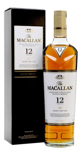Imagen 1 de 1 de Macallan 12 Años Sherry 700ml - mL a $589