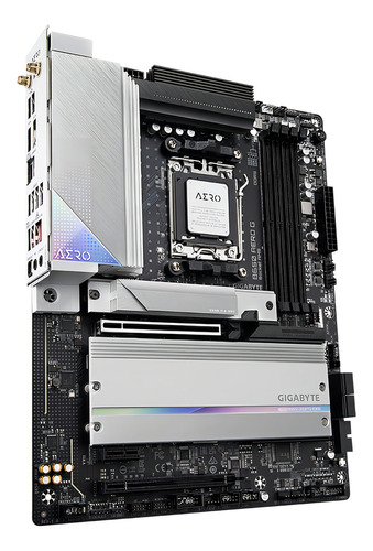 Placa-mãe Gigabyte B650 Aero G Socket Am5, cor branca