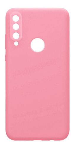 Capa anti impacto Vitor Cases Anti Shock, Protetora, Resistente, Aveludada Atacado, Silicone rosa com design liso para Asus ZenFone Zenfone max pro zb631kl de 1 unidade