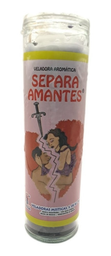 Veladora Aromática Separa Amantes Ritualizada