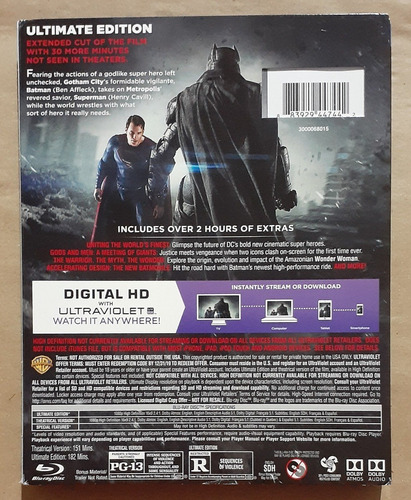 Man Of Steel + Batman V. Superman -5 Disc- Blu-ray Original | MercadoLibre