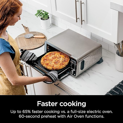 Horno Eléctrico Freidora De Aire Ninja 13en1 Xl Sin Aceite. Color Plateado - Bueno (Reacondicionado)