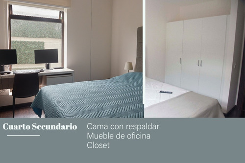 Imagen 5 de 8 de Se Alquila Apartamento Amueblado De 2 Habitaciones En Condominio Ábitu, Curridabat