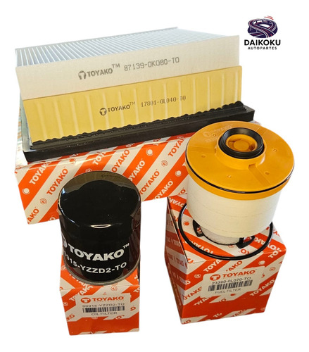 Kit De Filtros Toyota Hilux 2016 / 2025