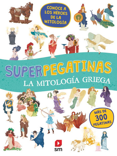 Superpegatinas La mitologÃÂa griega, de Varios autores. Editorial EDICIONES SM, tapa blanda en español
