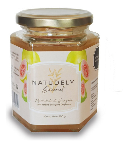 Mermelada De Guayaba Con Miel De Agave Orgánica (285 G)