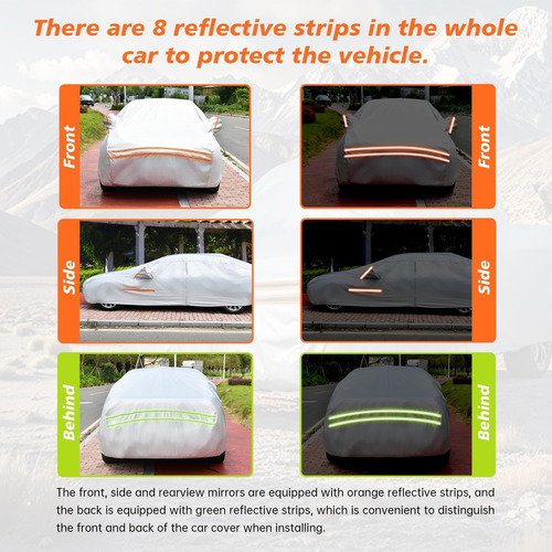 Cubierta De Automóvil De 10 Capas De Relanson Impermeable La