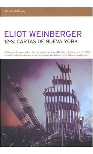 12-s Cartas De Nueva York - Eliot Weinberger