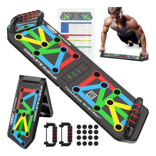 Tabla De Flexiones Power Press 9 En 1 Para Entrenamiento