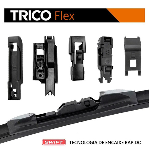 Imagem 3 de 7 de Palheta Limpador Para-brisa Original Trico Promoção Par