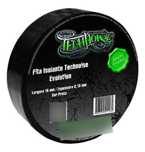 Fita Isolante Anti Chama Technoise 19mm X 10m C/ 10 Unid