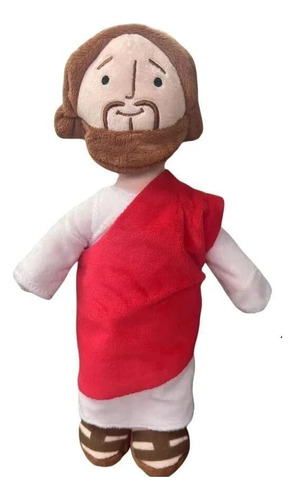 Boneca Clássica Religiosa De Cristo Salvador De 13 Polegadas