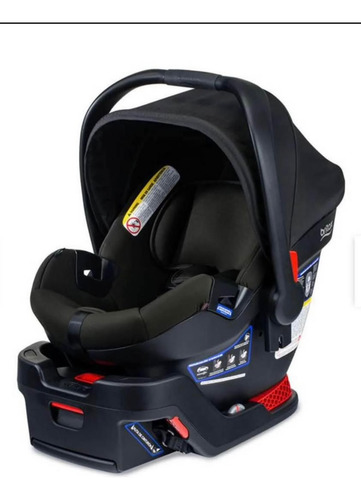 Coche Britax B-agile 3 Ruedas Negro/chasis Plateado (Usado)