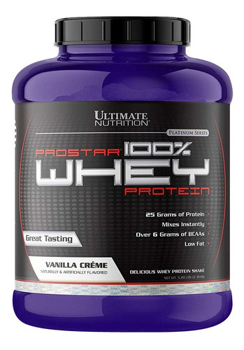 Prostar 100% Whey 5.2 Lbs Proteina Ultimate N-sabor Vainilla