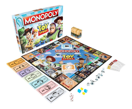 Monopoly Toy Story, Juego De Mesa Familiar En Español