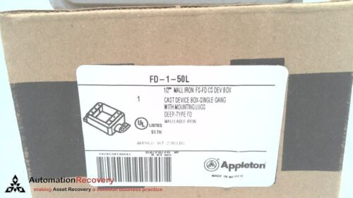 Appleton Fd-1-50l, Cast Device Box, New #322460 Ccf