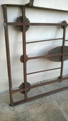 Antigua Reja Importante Pesada Balcón Frente Hogar Puerta (Usado)