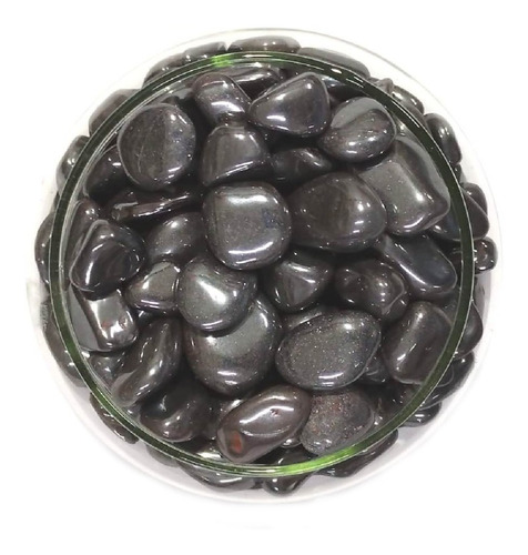 Piedra Hematite Rolada Premium 100 Gramos - Arcana Caeli