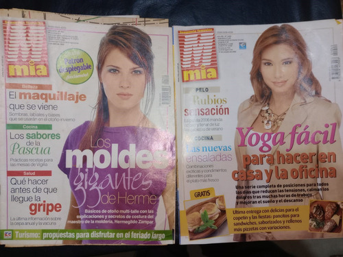 Lote 6 Ejemplares Revista Mía