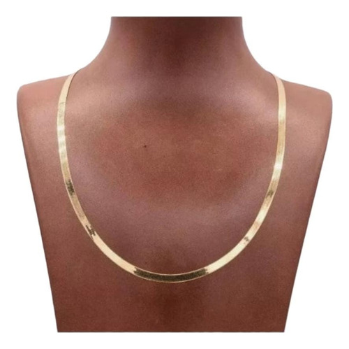 Cadena Collar Lazo Oro 14k Sólida De 4 Mm  Cubana Iced Real