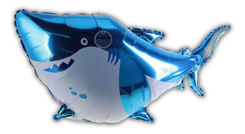 Balão Metalizado Tubarão 97cm Para Festa E Inaugurações