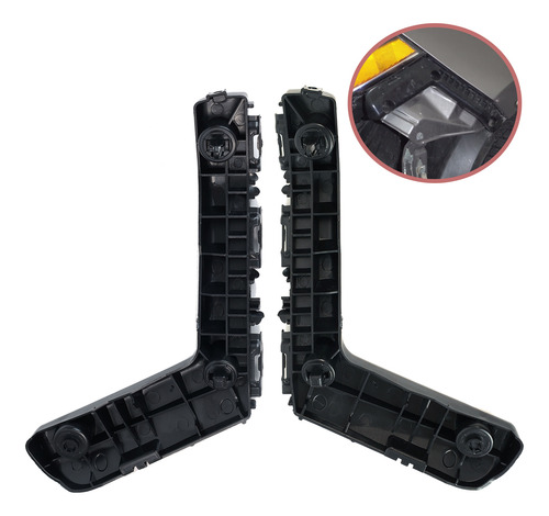 Par De Soportes De Parachoques Delanteros Para Toyota Coroll