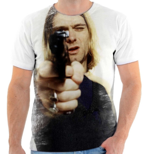 Camiseta, Camisa Nirvana Kurt Cobain Banda De Rock 8