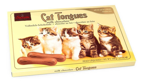 Chocolate Sarotti Lenguas De Gato De Chocolate Con Leche 100g