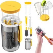 Comprar Cepillo Para Biberones Y Estante De Secado De Biberones De V