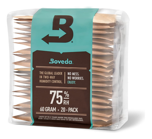 Boveda Control De Humedad De 2 Vias Rh Del 75% - Restaura Y