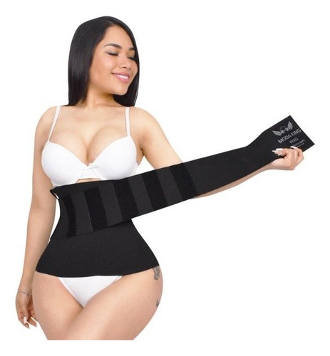 Faja Cinta Moda King Peru Original Negro Sin Talle