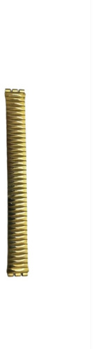 Malla Para Reloj Swatch Acero Elastizada 16mm Dorada Large