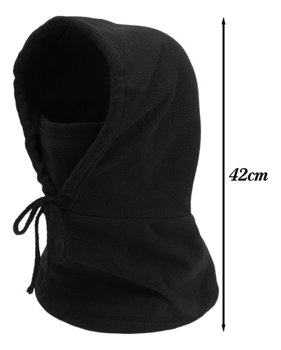 Gorra Cálida Unisex Con Capucha Ajustable