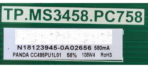 Main Fuente Original Sceptre N18123945 Tp.ms3458.pc758 W50 (Usado)