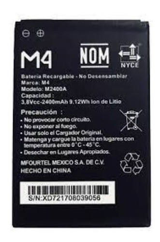 Bateria M4 M2250a