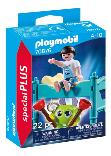 Playmobil - Niño Con Monstruo