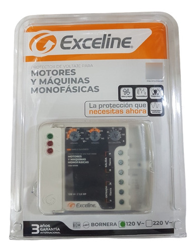 Protector Para Motores Y Maquinas Monofasico 120v Exceline