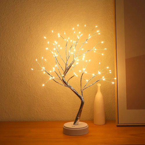 Por Mayor 13 Centro De Mesa Árbol Led ( Pilas O Usb) Gold