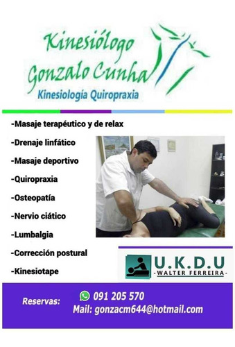 Imagen 2 de 4 de Kinesiologo Quiropráctico