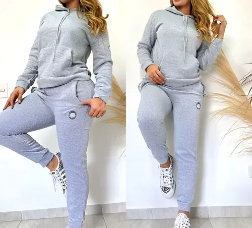 Set 2 Piezas Deportivo - Casual Mujer Sudadera
